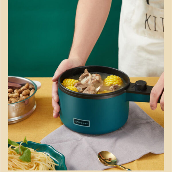 Mini Kitchen Electric Pot Multifunctional Home Electric Cooking Pot Intelligent Noodle Cooking Pot - Image 6